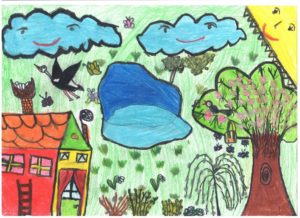 Tavaszébresztő Országos Rajzpályázat: Balogh Lolita rajza (2. osztály)