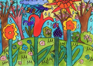 Tavaszébresztő Országos Rajzpályázat: Kozma Alexandra rajza