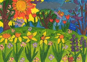Tavaszébresztő Országos Rajzpályázat: Loló Vanessza Fanni rajza (különdíjas)