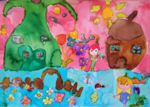 Tavaszébresztő Országos Rajzpályázat: Sipos Panna festménye